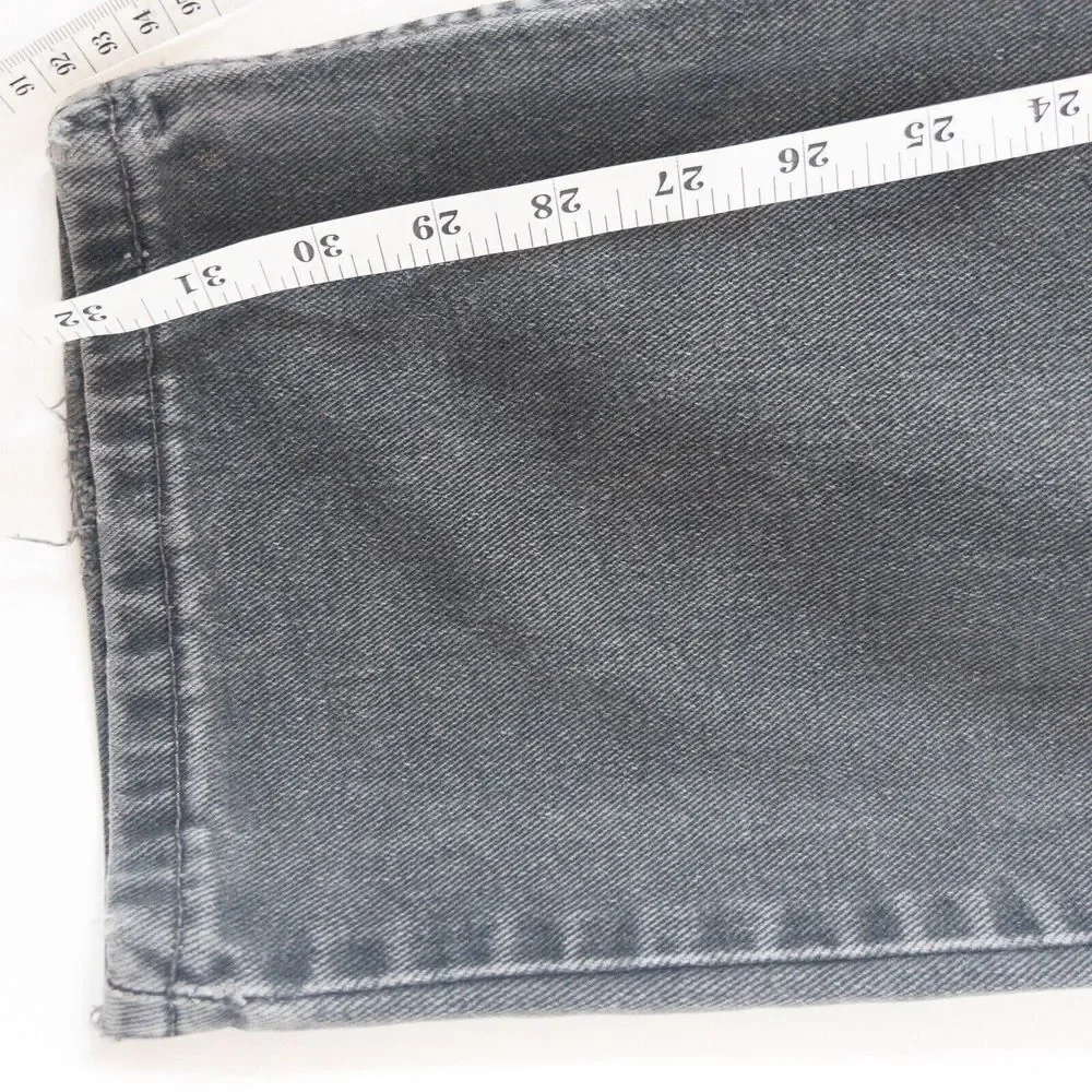 Vintage Levi’s 550‎ Black Y2k Jeans Paper Tag. Made In 2000. Men’s 36x34